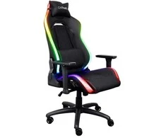 TRUST GXT 719 RUYA RGB juoda ergonominė kėdė