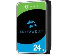 HDD|SEAGATE|SkyHawk AI| 24 TB|Serial ATA III|Buffer 512 MB|7200 RPM|3.5 "|ST24000VE002
