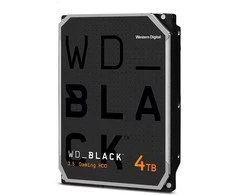 HDD WESTERN DIGITAL Juodas 4TB SATA 3.0 256 MB 7200 rpm 3,5" WD4006FZBX