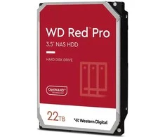 HDD WESTERN DIGITAL Raudona Pro 22TB SATA 512 MB 7200 rpm 3,5" WD221KFGX