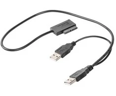 GEMBIRD A-USATA-01 Gembird išorinis USB į SATA adapteris plonam SATA SSD / DVD