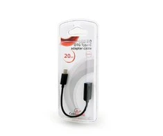GEMBIRD AB-OTG-CMAF2-01 USB 2.0 OTG Type-C adapterio laidas CM/AF lizdinė pakuotė