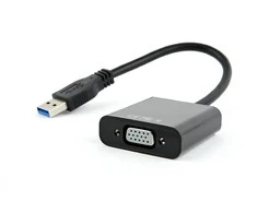 GEMBIRD AB-U3M-VGAF-01 USB 3.0 to VGA video adapter juodas blister
