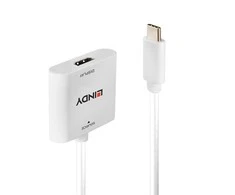 Adapteris - LINDY USB Type C į HDMI® 4K60 Konverteris, Baltas