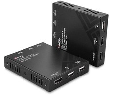 KVM Prailginimas - LINDY Cat.6 KVM Prailginimas, 120 m, Juodas
