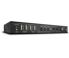 AV Prailgintuvas - LINDY 4K HDMI ir USB per IP Prailgintuvas, 100 m, Juodas