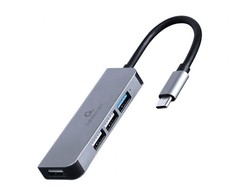 I/O HUB USB-C 4PORT/UHB-CM-U3P1U2P3-01 GEMBIRD