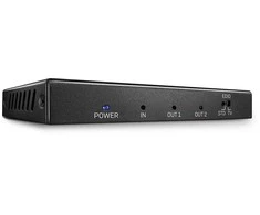HDMI Skirstytuvas - LINDY 2 Prievadų HDMI Skirstytuvas, 18G, 3840x2160@60Hz, HDMI® 2.0 EDID Emuliacija, Juodas