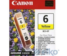 Canon BCI-6Y rašalo kasetė, geltona