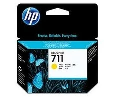 Hewlett Packard (HP) HP 711 Geltona rašalo kasetė, 29 ml, skirta HP DesignJet T120, T520