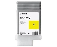 Rašalas Canon PFI107Y geltona | 130ml | iPF68X, 78X