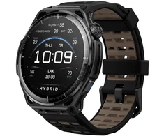 Amazfit Balance 3 51 mm Išmanusis laikrodis Titanium Juodas mit AMOLED, Saphirglas, Dual-Band-GPS, 10 ATM, Golf- und HYROX-Modus