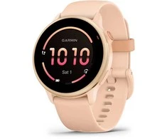 Išmanusis laikrodis Garmin vívoactive® 6, Metalinės šviesiai rožinės spalvos su šviesiai rožiniu dirželiu