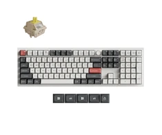 Keychron Belaidė klaviatūra Q6 Ultra, balta (Q6U-P4)