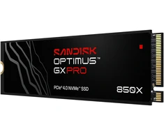 Kietasis diskas SanDisk Optimus GX PRO 850X 2TB M.2 PCIe 4.0 NVMe, be radiatoriaus