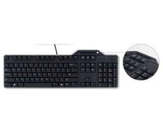 Dell Russian (QWERTY) Dell KB-813 Smartcard Reader Klaviatūra su USB jungtimi Juodas