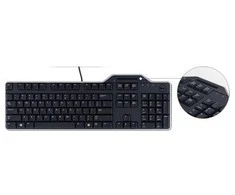 Dell Russian (QWERTY) Dell KB-813 Smartcard Reader Klaviatūra su USB jungtimi Juodas