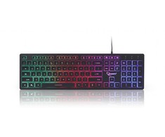 Gembird | "Rainbow" backlight multimedia klaviatūra | KB-UML-01 | Multimedia | su laidu | US | Juodas | EN | 408 g | Skaičių klaviatūra