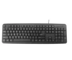 Gembird Standard klasikinė klaviatūra, USB jungtis, US idėstymas, Juoda