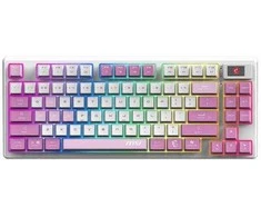 MSI FORGE GK600 TKL WIRELESS VIOLET | Klaviatūra žaidimams | Wireless | US | 2.4 GHz Wireless, Bluetooth, USB 2.0 | Mechaninė Linear