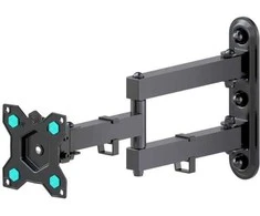 TV PRIEDŲ SIENINIS LAIKIKLIS / 10-35"/ Juodas R4-B ONKRON