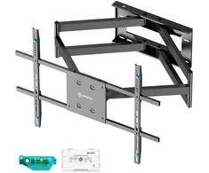 ONKRON M8L-B Pasukamas ir pakreipiamas laikiklis televizoriams 42‘-110’, maks. 100 kg, su rotacija, juodas