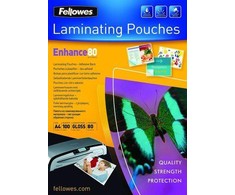 Fellowes LAMINATORIAUS KOMŠELIO KLIJAUS NUGARĖ/A4 80 100 Vnt. 5302202 BIUDŽIAI