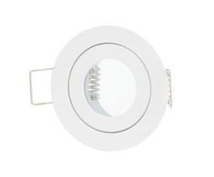 Įmontuojamas šviestuvas, hermetinis MR11 apvalus, baltas, LED line