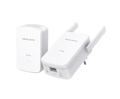 Mercusys | AV1000 Gigabit Powerline Wi-Fi Kit | MP510 KIT | 1000 Mbit/s | Ethernet LAN (RJ-45) jungtys 1 | 802.11n