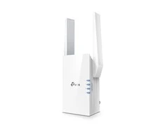 TP-LINK AX1500 „Wi-Fi 6“ diapazono plėtiklis „Broadcom 1.5GHz“ trijų branduolių procesorius, 2 išorinės antenos, jungiamas prie sienos.