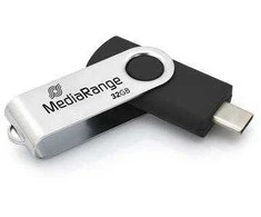 MEMORY DRIVE FLASH USB-C 32GB/MR1952 MEDIARANGE