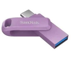 „SanDisk Ultra Dual Drive Go USB Type-C“, levandų spalvos, pasaulinis, EAN: 619659204334
