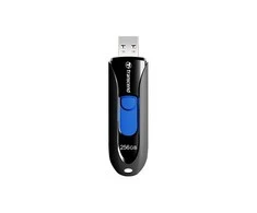 TRANSCEND 256GB USB 3.0 USB atmintinė be dangtelio Juoda