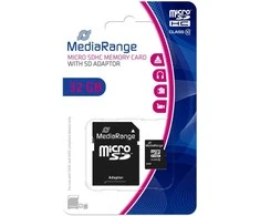 MEMORY Micro SDHC 32GB C10 / W / ADAPTER MR959 MEDIARANGE