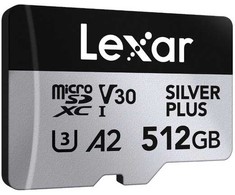 Atminties kortelė MEMORY Micro SDXC 512GB UHS-I LMSSIPL512G-BNANG LEXAR