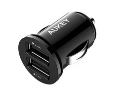 Aukey automobilinis įkroviklis CC-S1 2 x USB-A, 24 W