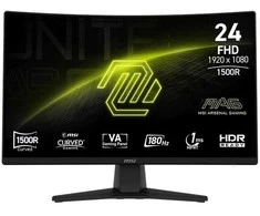 Monitorius MSI MAG 242C - 23,6" | VA išlinkis 1500R | „Full HD“ | 1 ms | 180 Hz