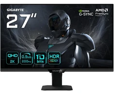 Monitorius Gigabyte G27Q20T EK | 27 " | SuperSpeed IPS | QHD | 200 Hz | 0.5 ms | 2560 x 1440 pikselių | 300 cd/m² | HDMI jungtys quantity 2