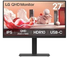 Monitorius LG | 27BA75QB-B | 27 " | IPS | 16:9 | 100 Hz | 5 ms | 2560 x 1440 pikselių | 280 cd/m² | HDMI jungtys quantity 1 | Juodas