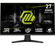 Monitorius MSI MAG 274QF - 180Hz | QHD | Rapid IPS | 27"