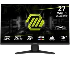 Monitorius MSI MAG 274QF X24 - 240Hz | QHD | Rapid IPS | 27"