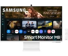 Monitorius Samsung | LS32FM801UUXDU | 32 " | VA | 16:9 | 60 Hz | 4 ms | 3840 x 2160 pikselių | 400 cd/m² | HDMI jungtys quantity 1 | Baltas