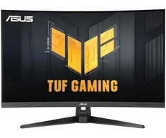 Monitorius ASUS TUF Gaming VG32WQ3B 31.5col. Fast VA WLED Curved 1500R QHD 16:9 180Hz 300cd/m2 0.5ms 2xHDMI DP 2x2W Garsiakalbiai Juodas