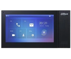 Dahua Technology Co IP domofono monitorius 7 colių, PoE, veikia tik SIP protokolu, juodas