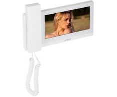 Dahua IP domofono monitorius su rageliu, 7 col.1024x600, Micro SD kortelės prievadas, PoE(802.3af) baltas