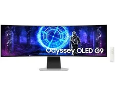 Monitorius Samsung | LS49DG950SUXEN Odyssey G9 G95SD | 49 " | OLED | DQHD | 32:9 | 240 Hz | 5120 x 1440 pikselių | 250 cd/m² | HDMI jungtys quantity 1 | Sidabrinis