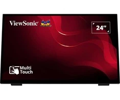 Monitorius ViewSonic TD2465 / 24" / Touch / Panel VA / 1920x1080 / 16:9 / 60Hz / Matinis / 7 ms / Garsiakalbiai