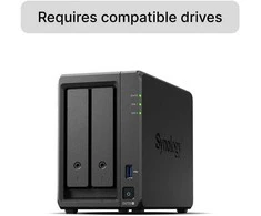 Serveris Synology DiskStation | DS725+ | AMD Ryzen | R1600 | 4 GB | DDR4 | Juodas