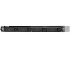 Serveris QNAP kompaktiškas 1U mažo gylio stelažinis 2.5GbE NAS | TS-433eU | Cortex-A55 | 4 GB