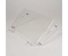 Laikiklis Neomounts by Newstar Tiltable Transparent Nešiojamas kompiuteris Stand (Clear Acrylic)